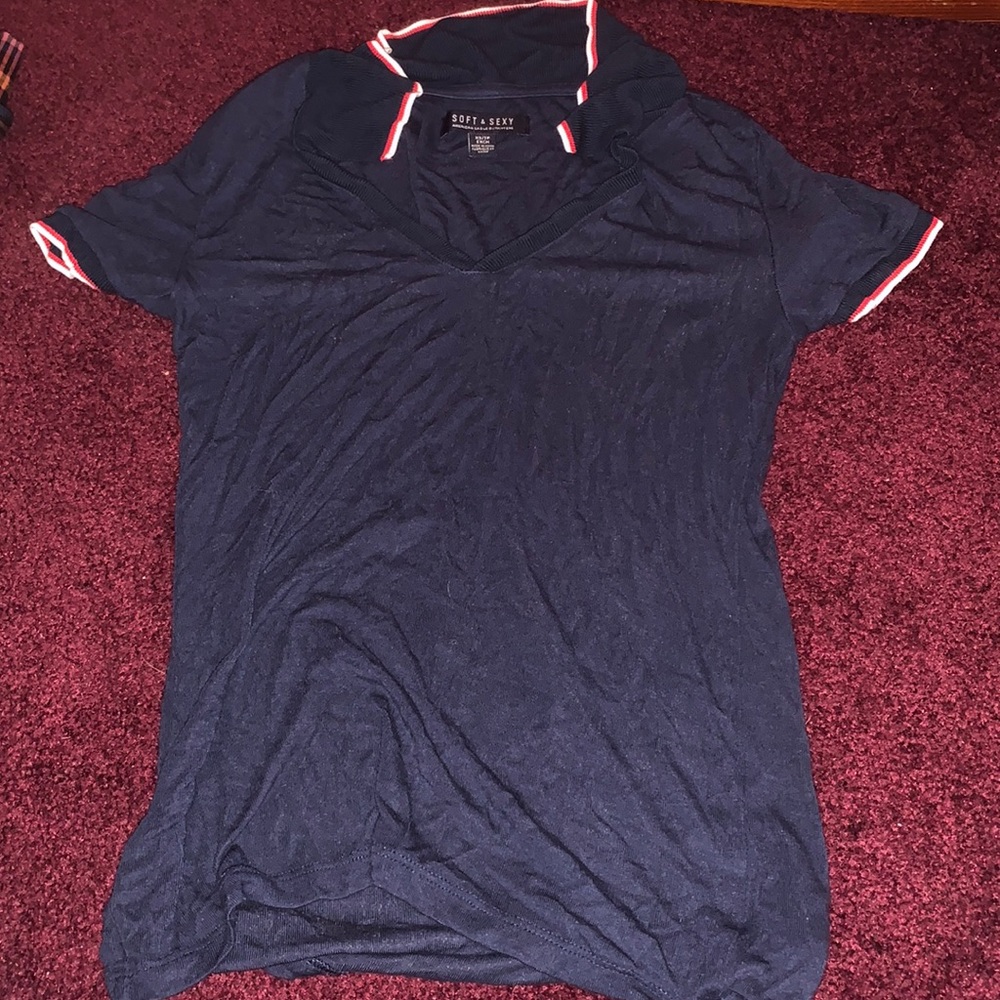 Navy blue shirt